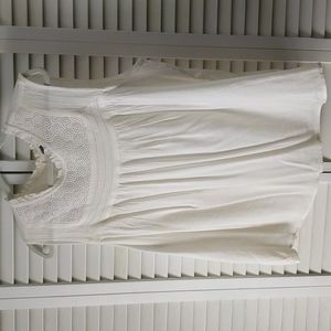 Ruffled Lace-Trim Sleeveless Blouse Old Navy XXL